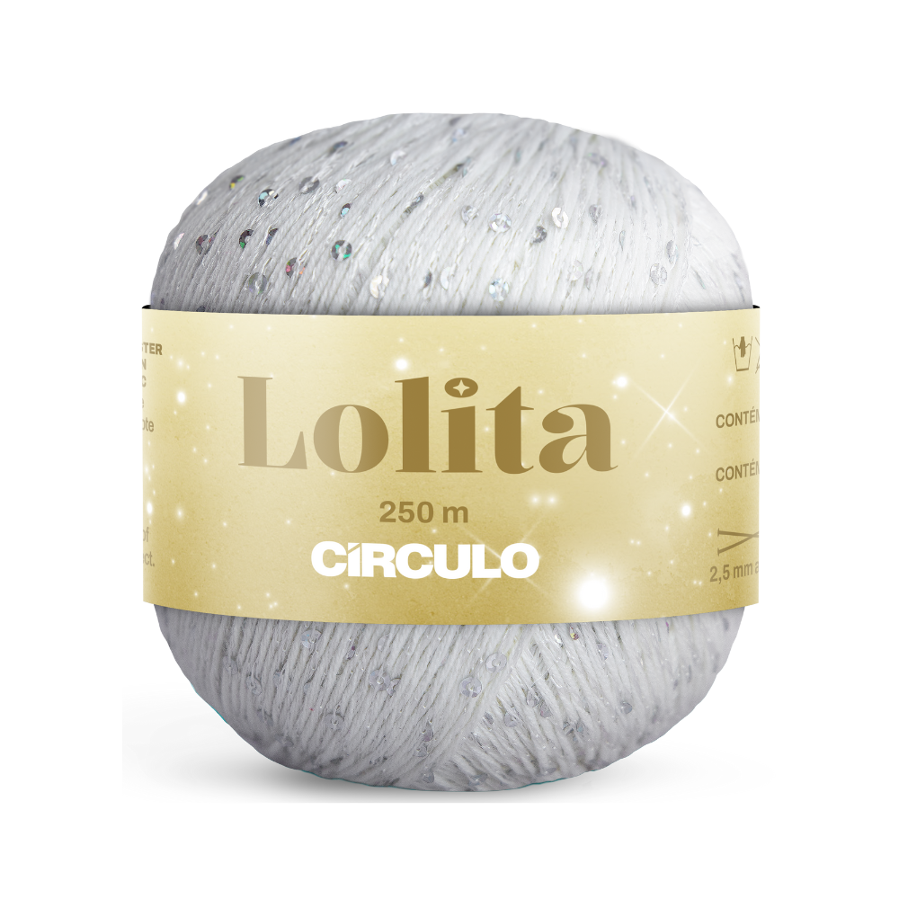 Fio Lolita 100g/250m Círculo - 8001 - Branco