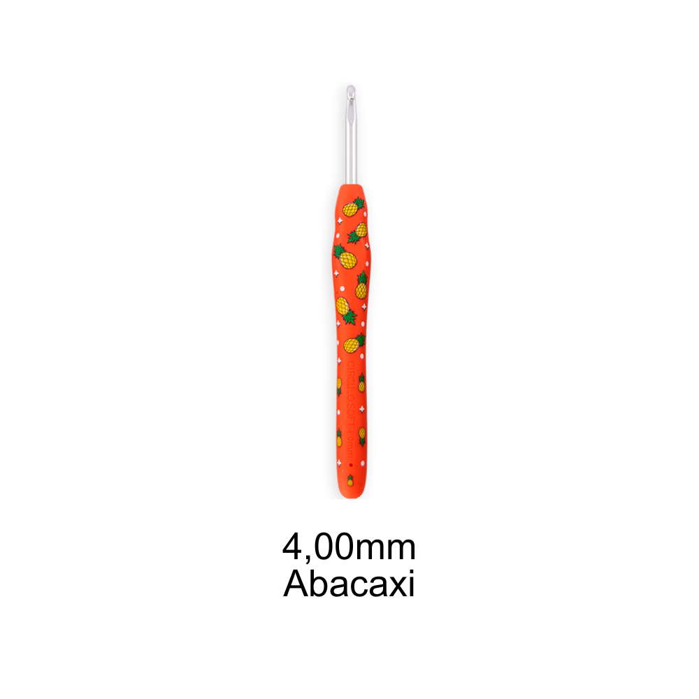 Kit Agulha de Crochê Soft Aromas Círculo - 4,0