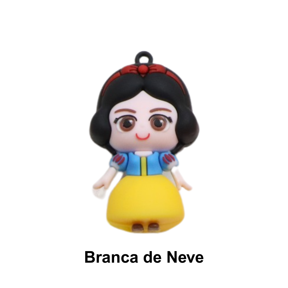 Pingentes Emborrachados - Princesas Disney - Branca de Neve