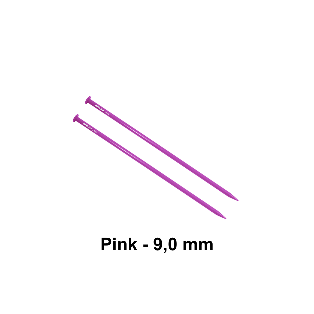 Agulha de Tricô de Plástico Círculo 35cm - 9,0