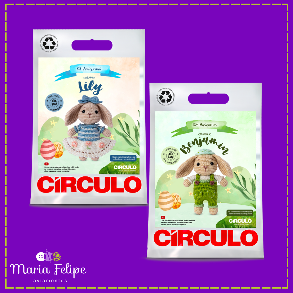 Kit Amigurumi Coleção Páscoa