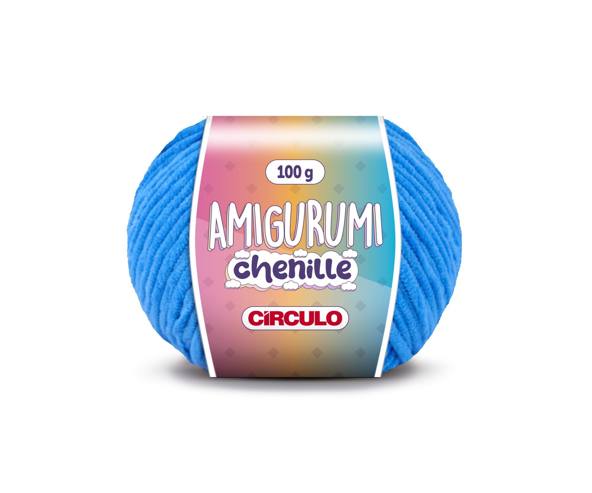 Fio Amigurumi Chenille Círculo - 2500 - Acqua