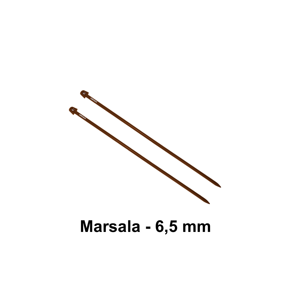 Agulha de Tricô de Plástico Círculo 35cm - 6,5