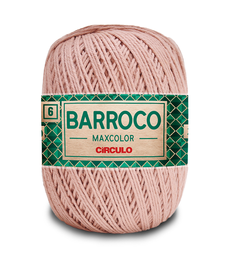 Barbante Barroco Maxcolor N.6 400gr Círculo - 7389 - Rapadura