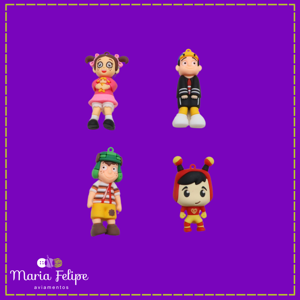 Pingentes Emborrachados - Turma do Chaves