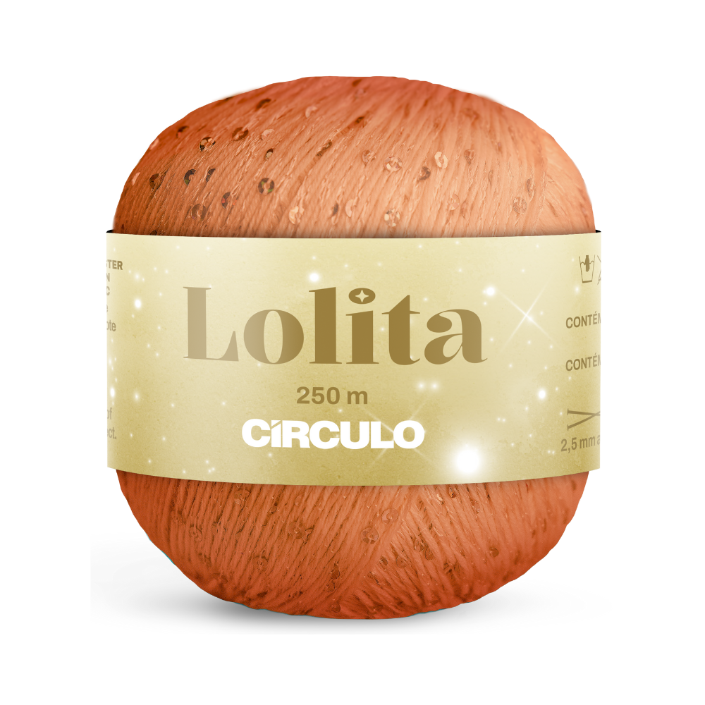 Fio Lolita 100g/250m Círculo - 4156 - Cenoura