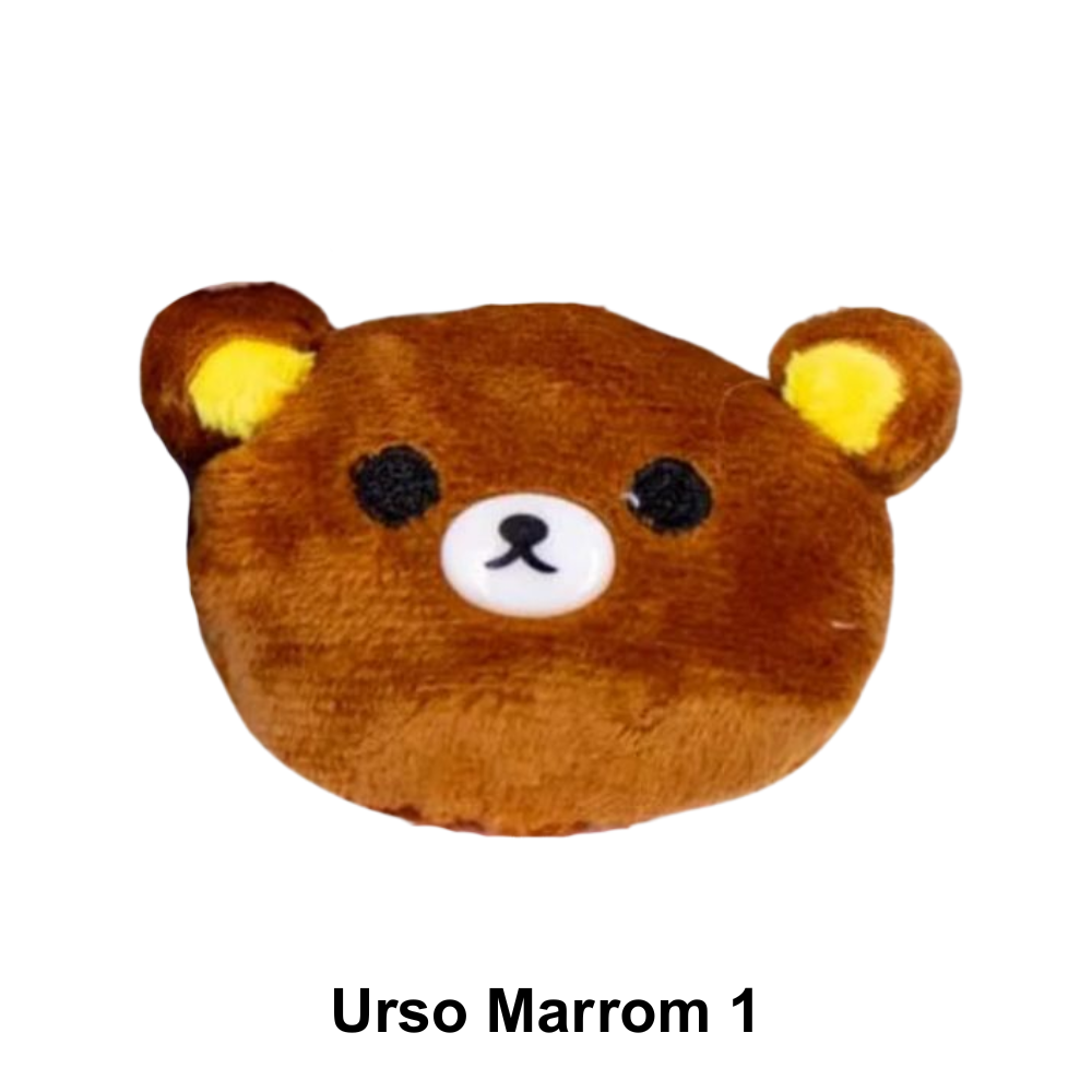 Apliques Bichinhos de Pelúcia para Aplicações Pingentes - Urso Marrom 1