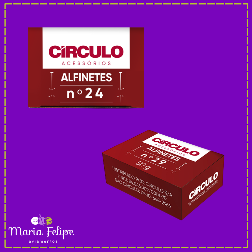 Alfinetes Círculo