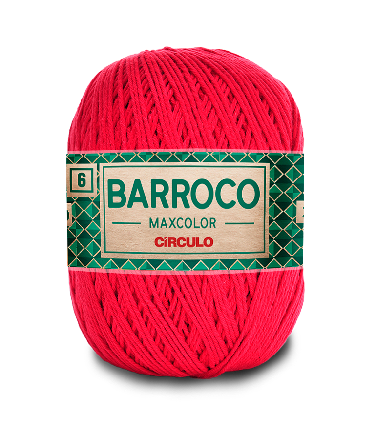 Barbante Barroco Maxcolor N.6 400gr Círculo - 3635 - Paixão
