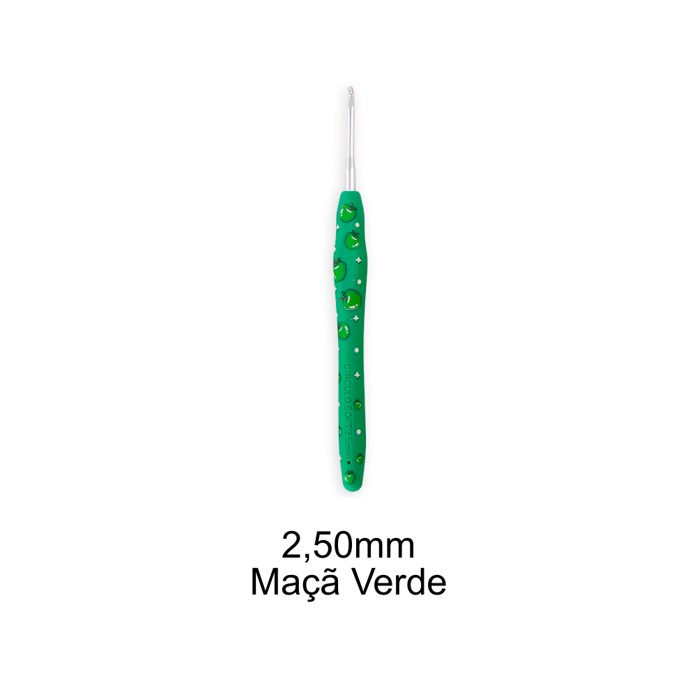 Kit Agulha de Crochê Soft Aromas Círculo - 2,5