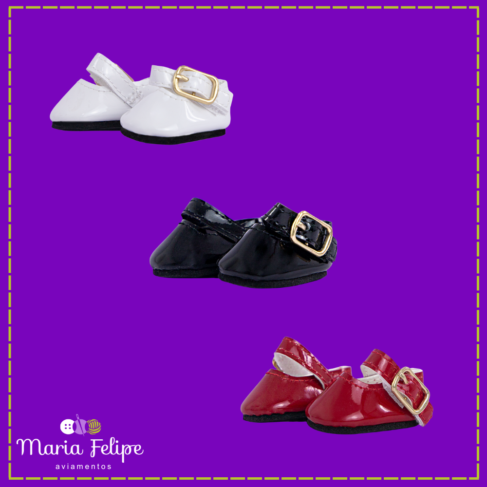 Sapatilhas para Amigurumi Círculo 