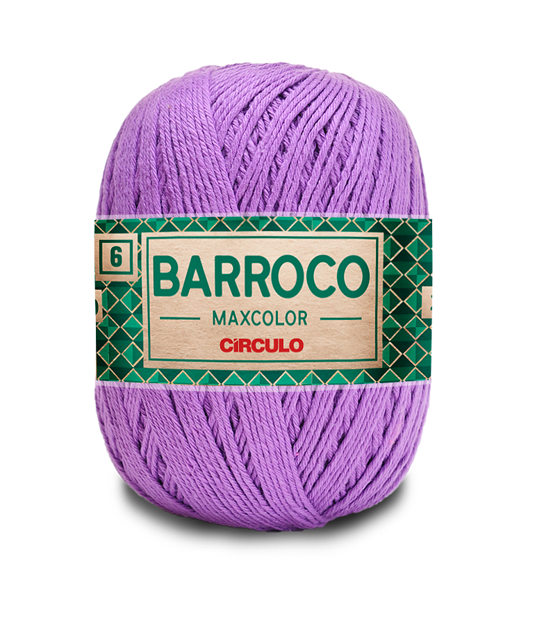 Barbante Barroco Maxcolor N.6 400gr Círculo - 6394 - Lavanda