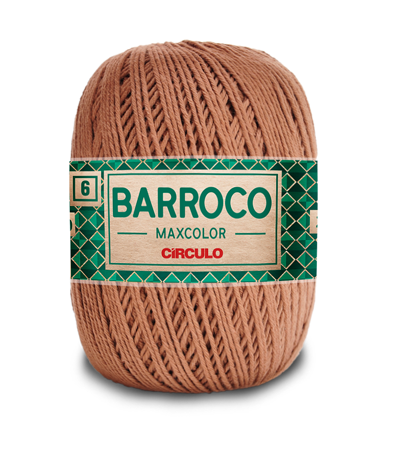 Barbante Barroco Maxcolor N.6 400gr Círculo - 7603 - Castor