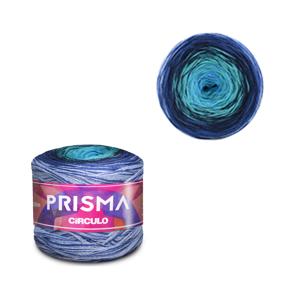 Fio Prisma 150g/600m Círculo - 9598 - Mediterrâneo