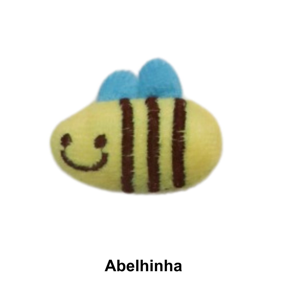 Apliques Bichinhos de Pelúcia para Aplicações Pingentes - Abelhinha