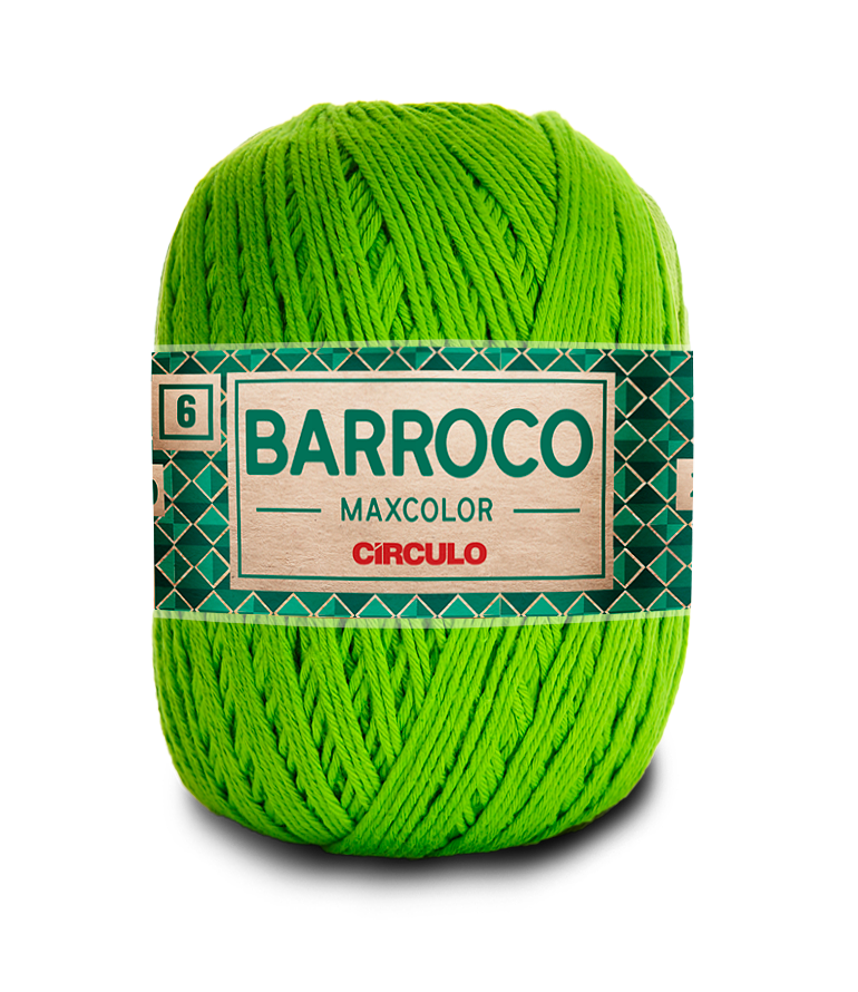 Barbante Barroco Maxcolor N.6 400gr Círculo - 5239 - Hortaliça