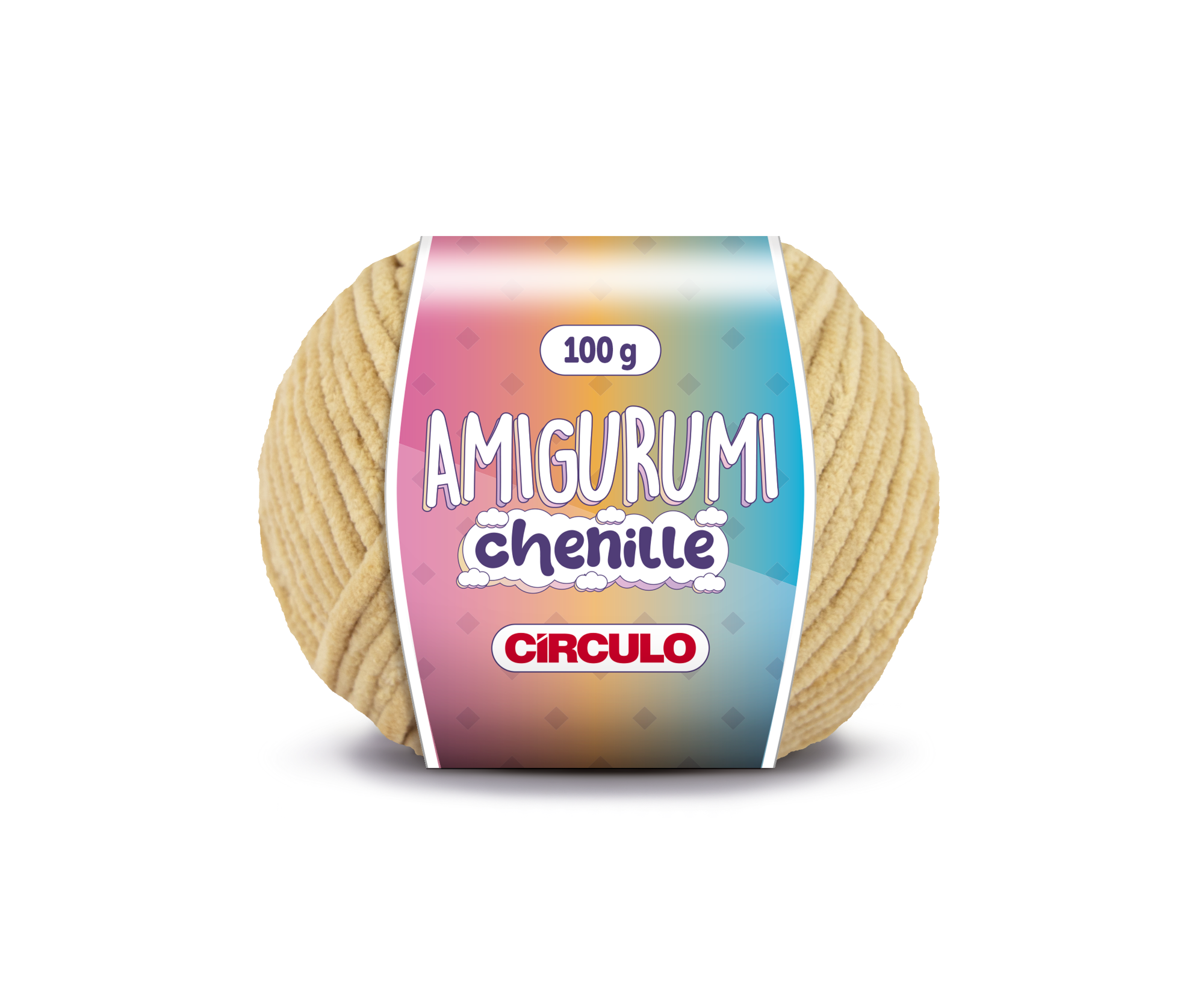 Fio Amigurumi Chenille Círculo - 7076 - Caramelito