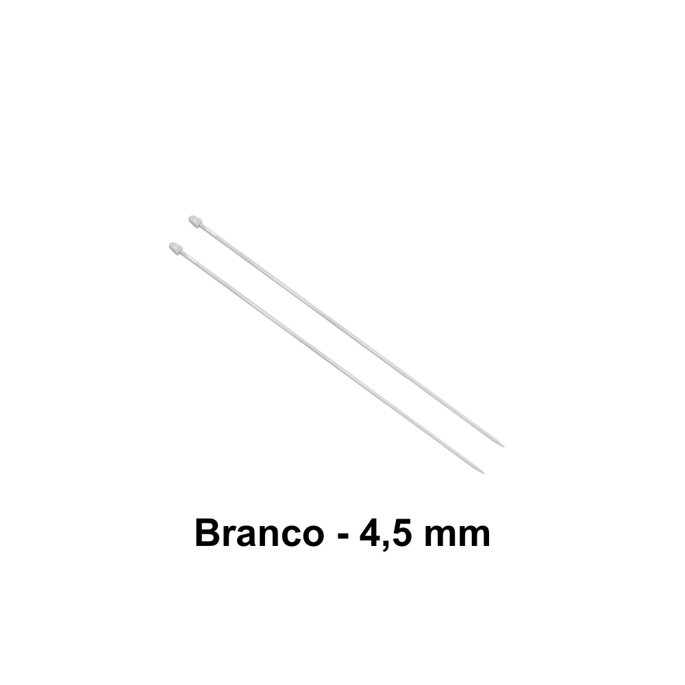 Agulha de Tricô de Plástico Círculo 35cm - 4,5