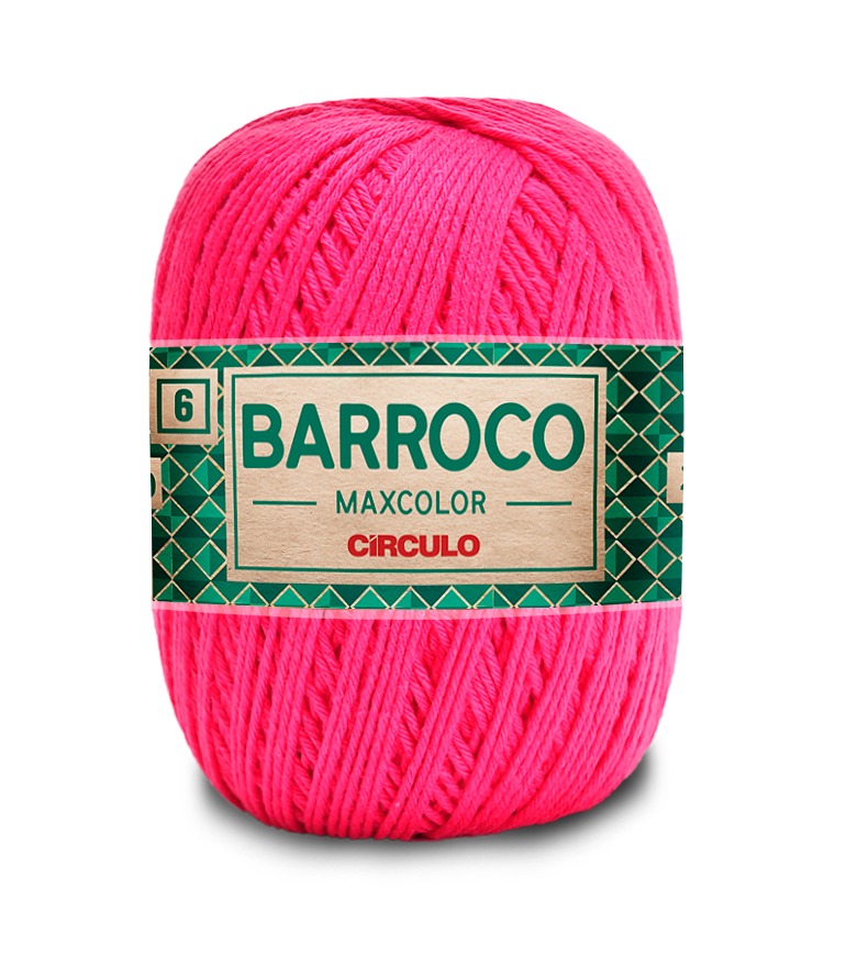 Barbante Barroco Maxcolor N.6 400gr Círculo - 3334 - Tulipa