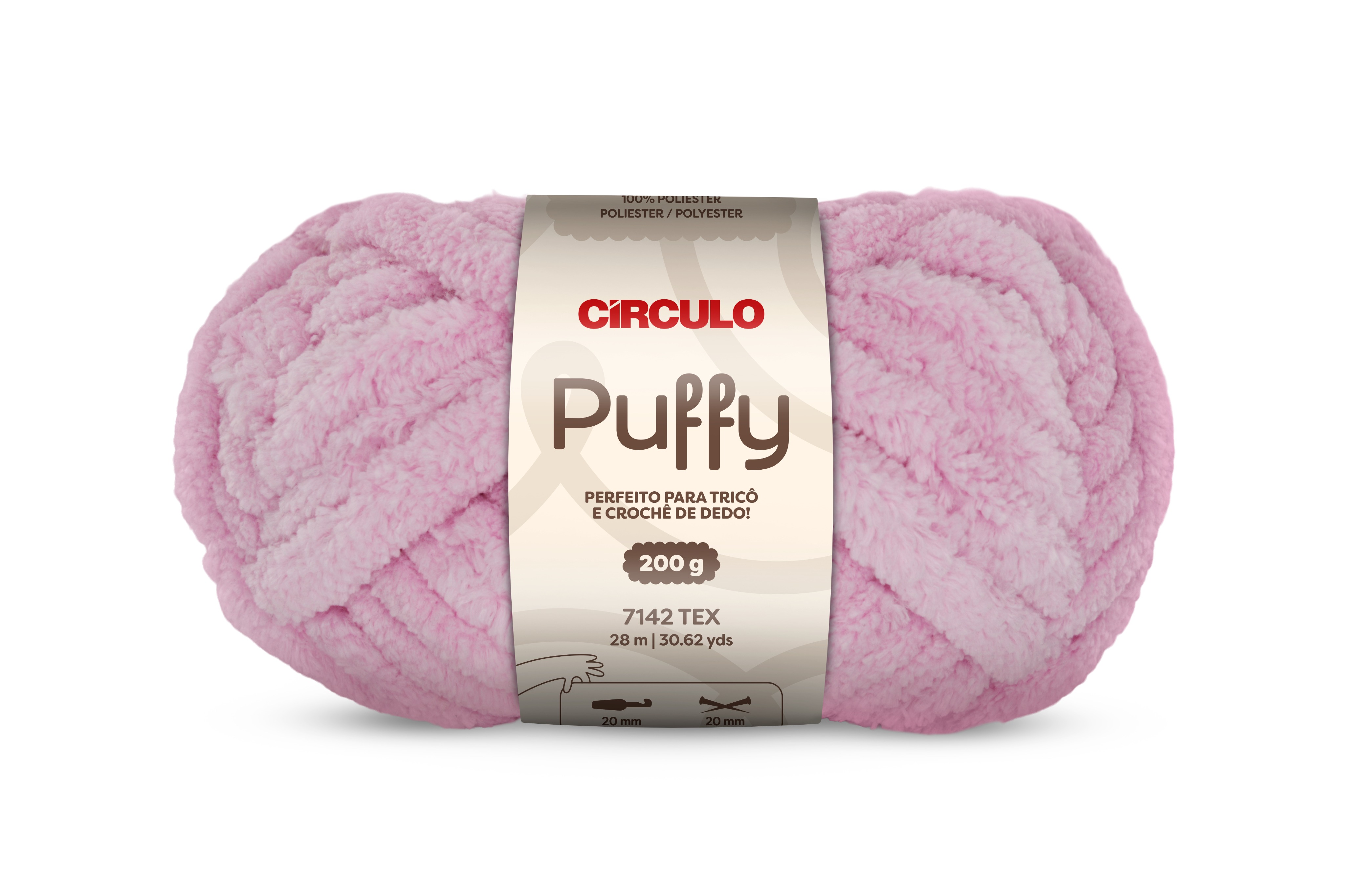 Fio Puffy 100g Círculo - 3077 - Quartzo