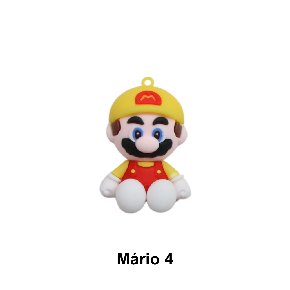 Pingentes Emborrachados - Super Mario Bros - Mario 4