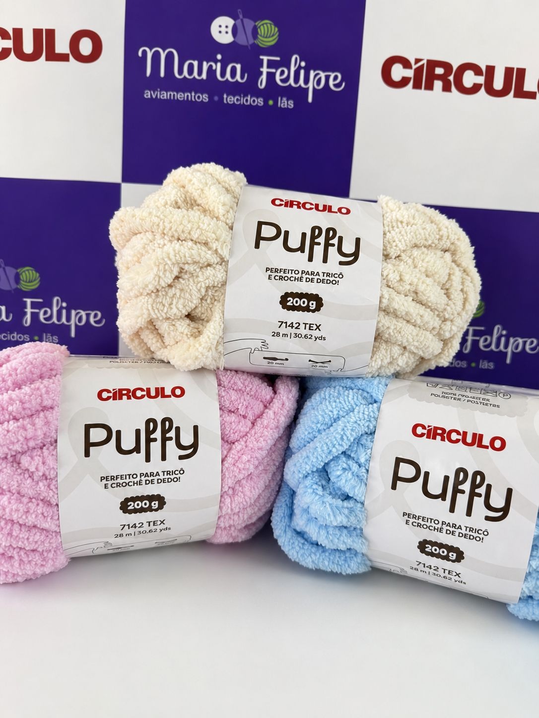 Fio Puffy 100g Círculo