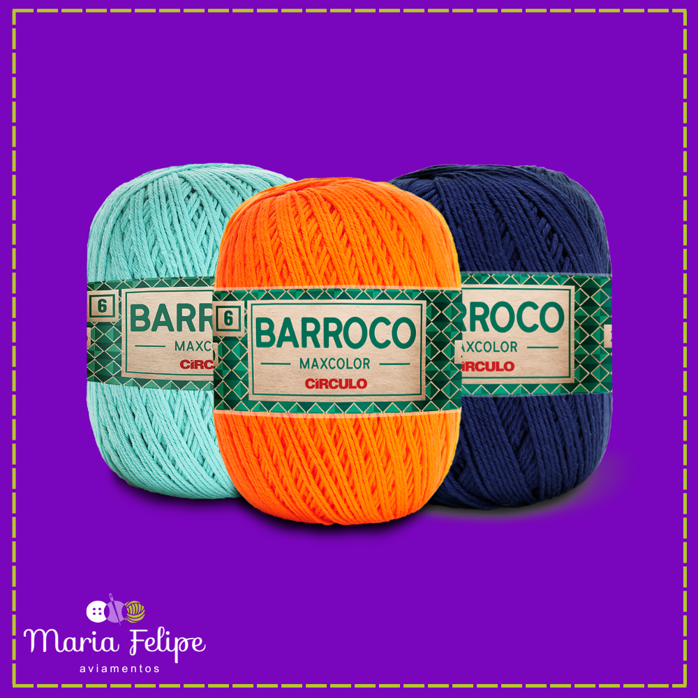 Barbante Barroco Maxcolor N.6 400gr Círculo
