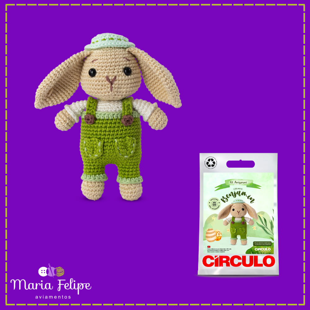 Kit Amigurumi Coleção Páscoa - Benjamin