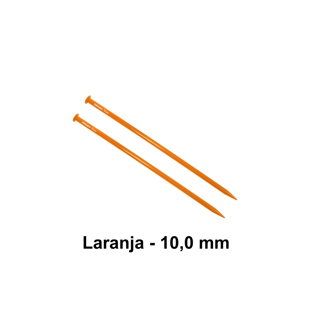 Agulha de Tricô de Plástico Círculo 35cm - 10,0