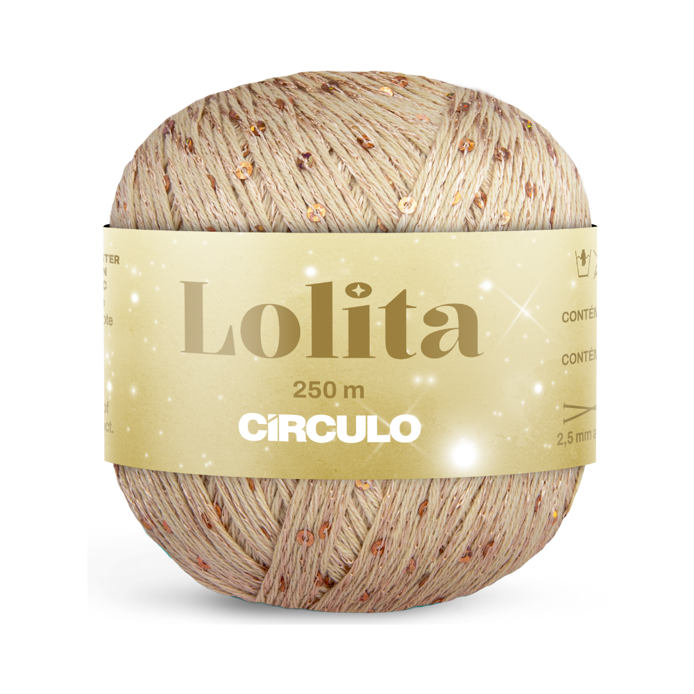 Fio Lolita 100g/250m Círculo - 7683 - Champanhe