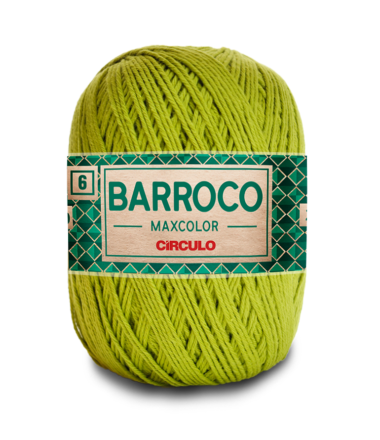 Barbante Barroco Maxcolor N.6 400gr Círculo - 5800 - Pistache
