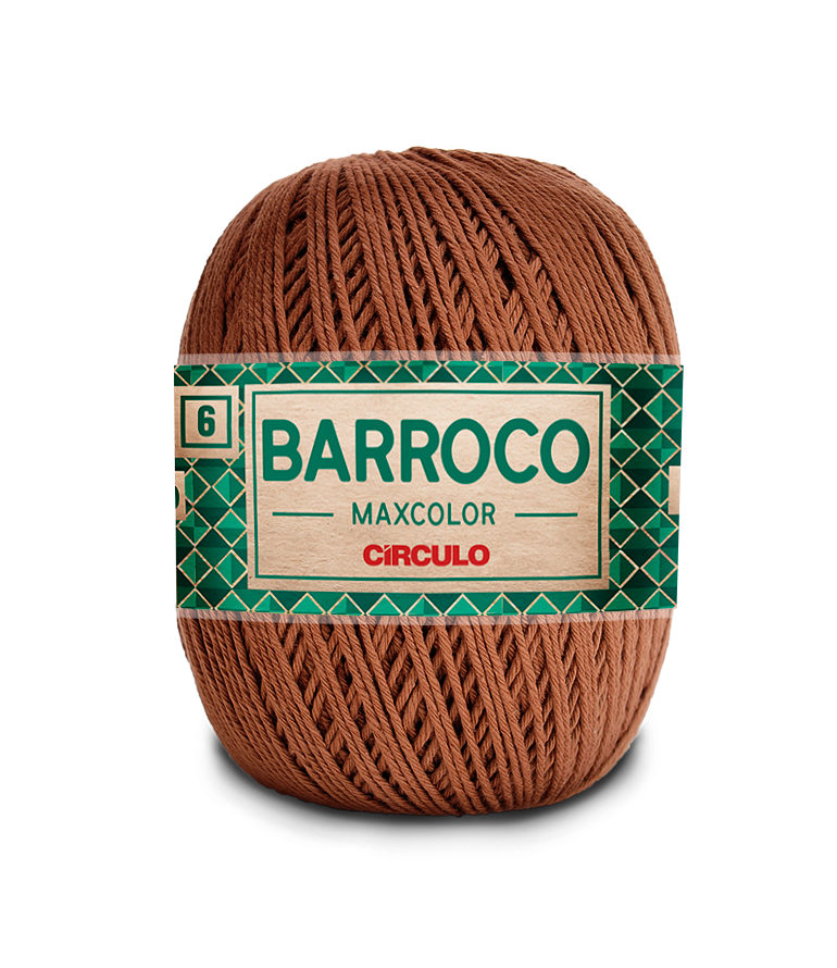 Barbante Barroco Maxcolor N.6 400gr Círculo - 7220 - Tâmara