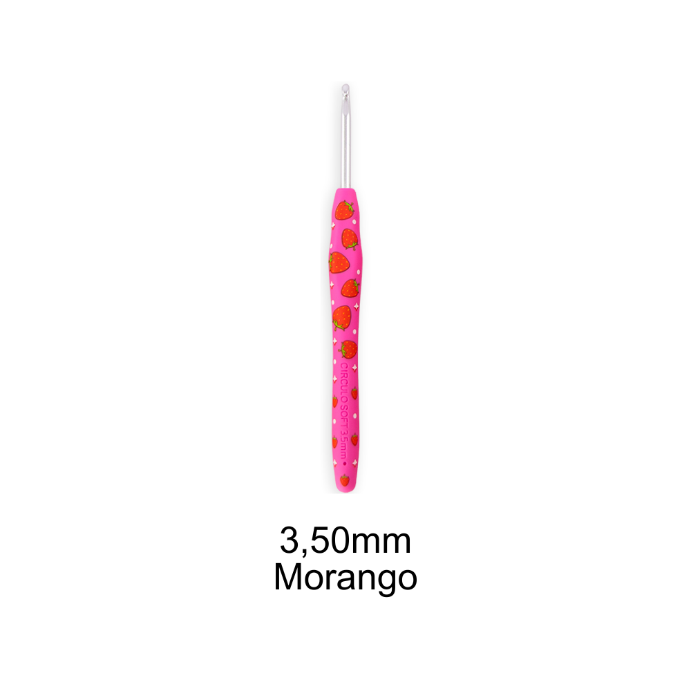 Kit Agulha de Crochê Soft Aromas Círculo - 3,5