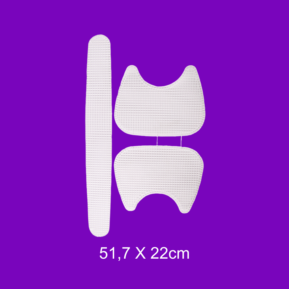 Tela de Plastico para Bolsas Círculo - 51,7 x 22 cm