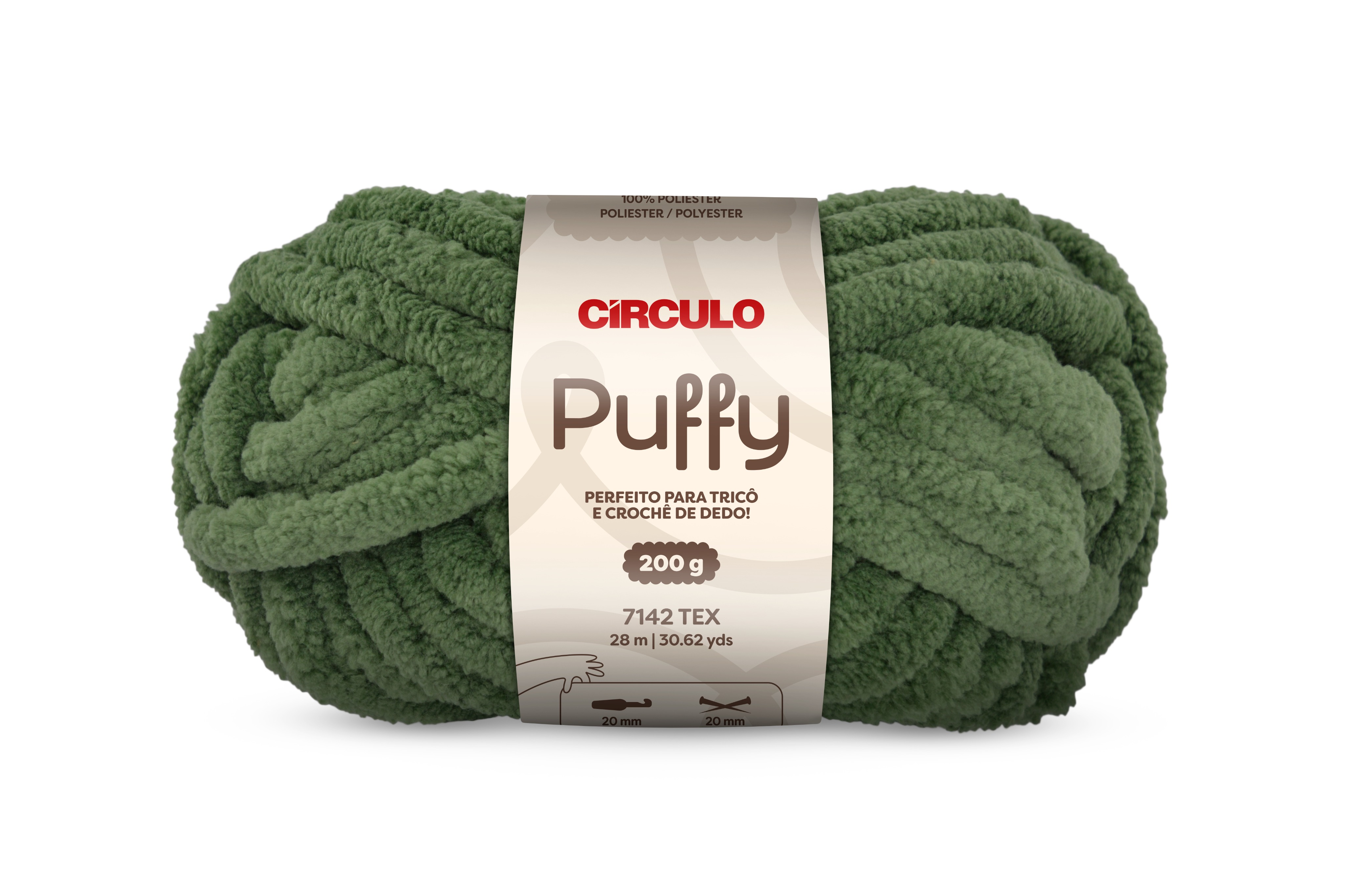 Fio Puffy 100g Círculo - 5113 - Folhagem
