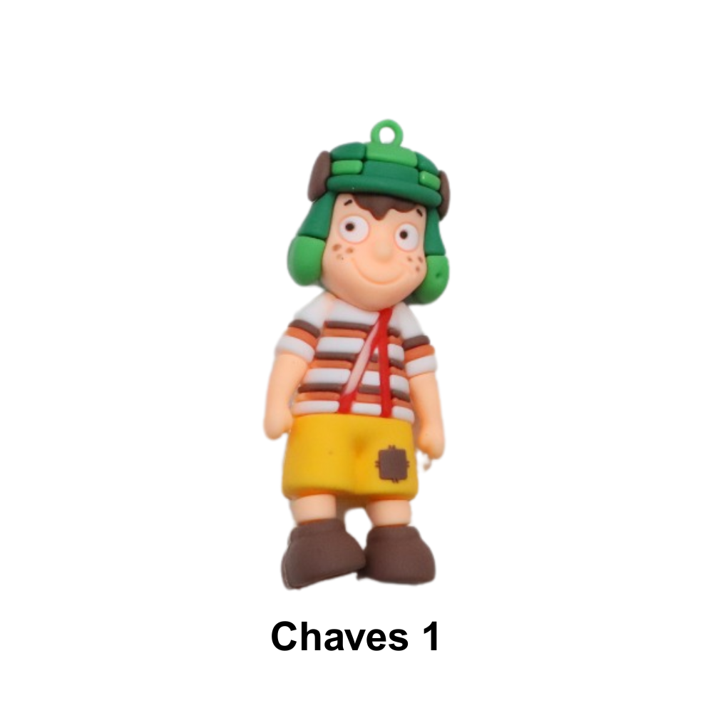 Pingentes Emborrachados - Turma do Chaves - Chaves 1