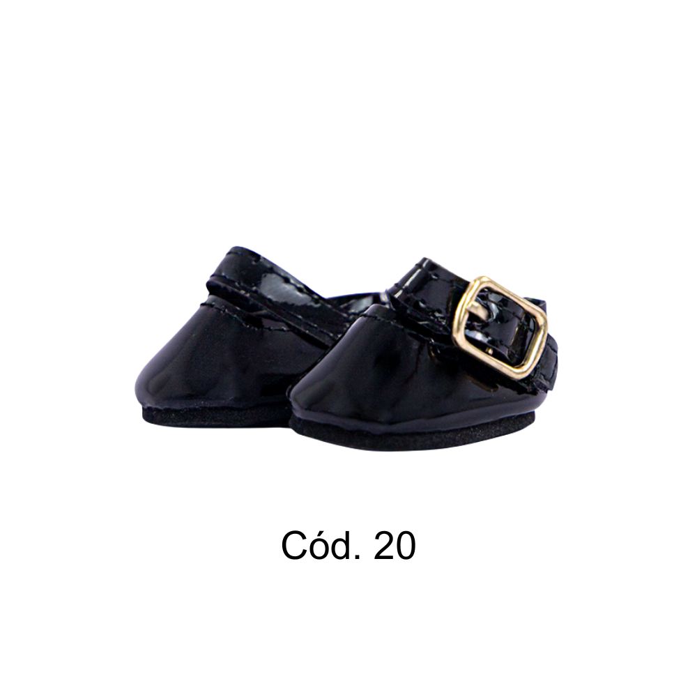 Sapatilhas para Amigurumi Círculo  - 20