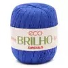 Barbante Eco Brilho Círculo 4/6 400gr - 2775 - Azul Bic (Brilho Prata)