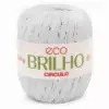 Barbante Eco Brilho Círculo 4/6 400gr - 8001 - Branco (Brilho Ouro)