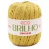 Barbante Eco Brilho Círculo 4/6 400gr - 1660 - Amarelo (Brilho Ouro)