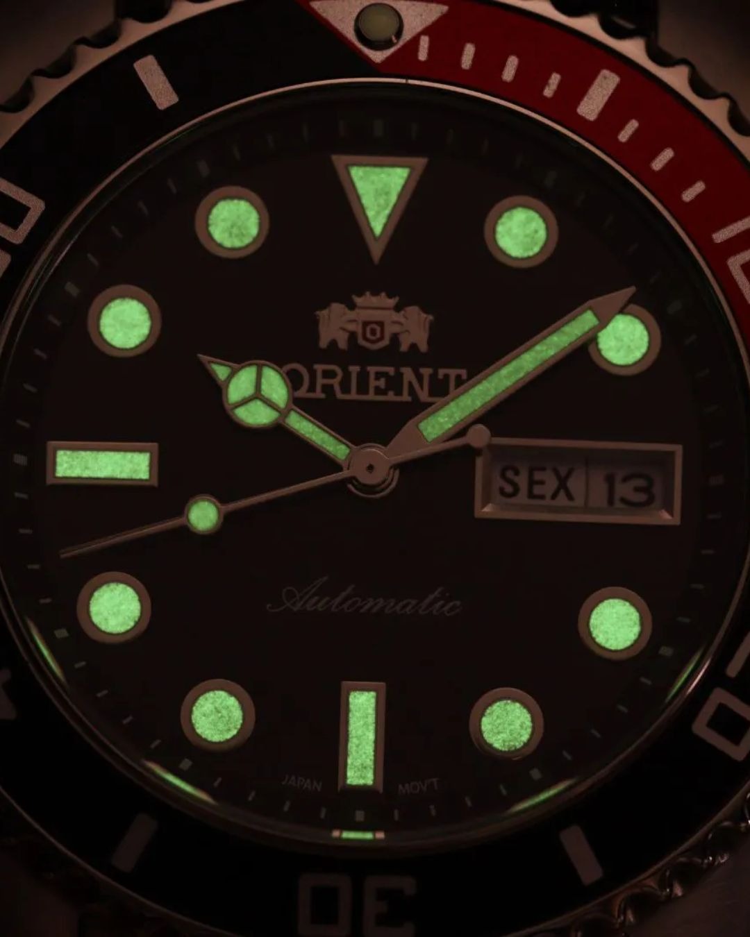 Relógio Orient Automático Submariner Masculino Prata 469SS068NH