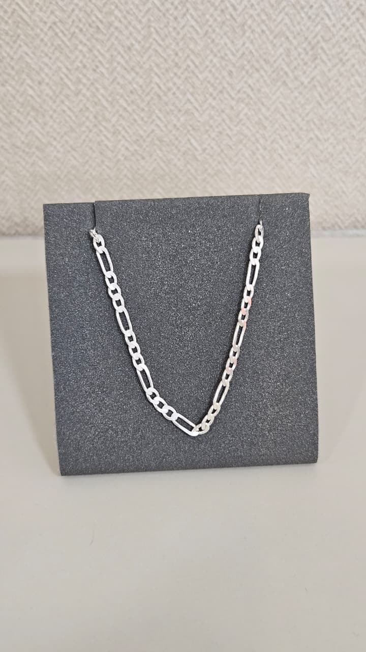 Corrente em Prata 60cm elo 3x1