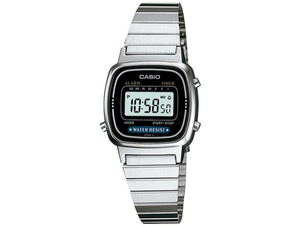 Relógio Casio Vintage Prata LA670WA-2DF