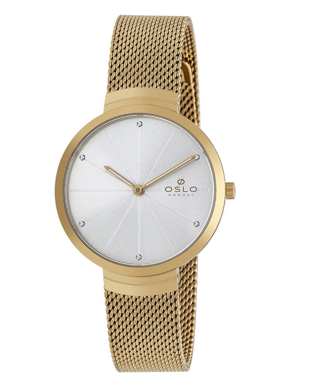 Relógio Oslo Feminino Slim Dourado OFGSSS9T0021