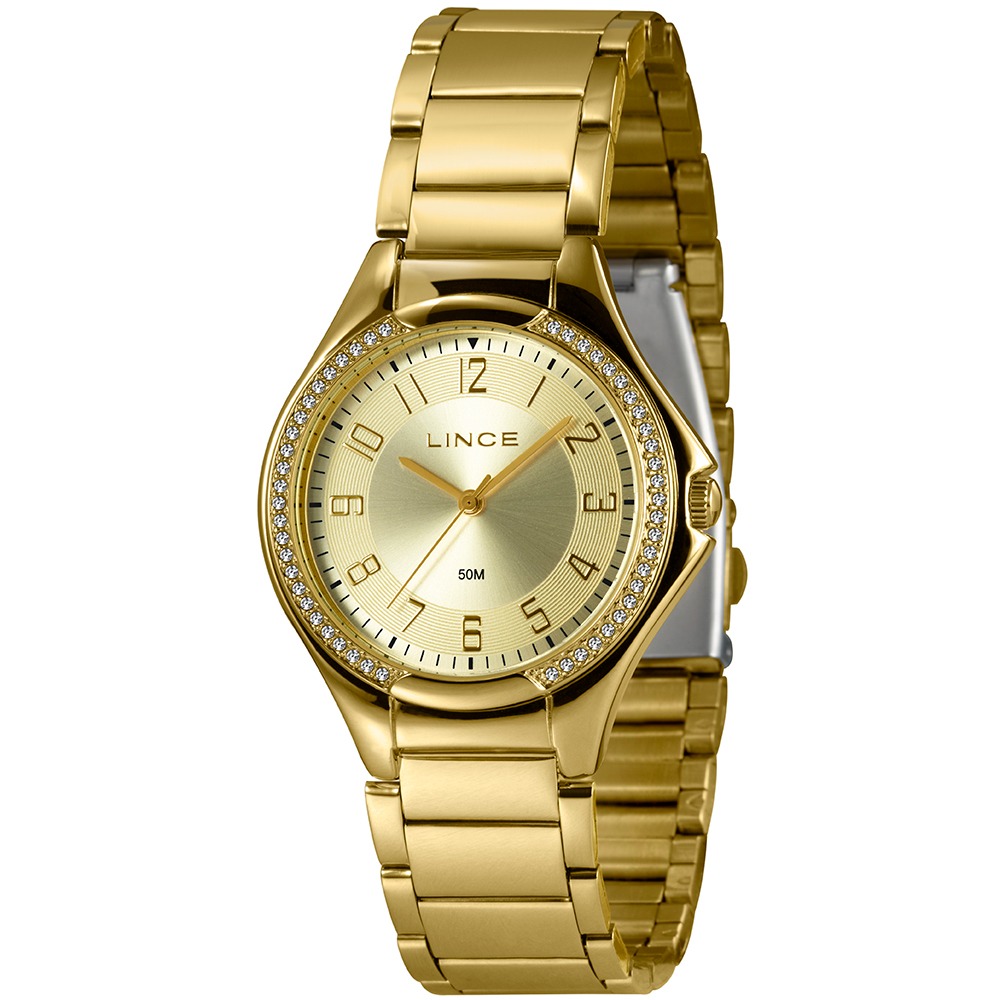 Relógio Lince Feminino Dourado LRGJ157L38 C2KX