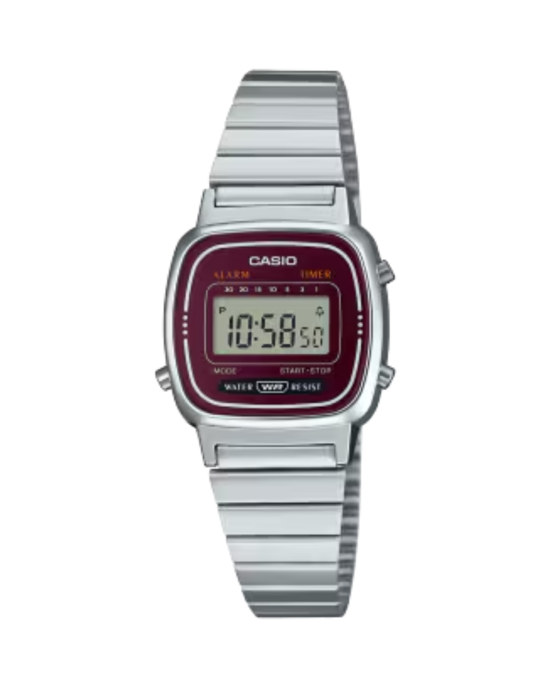 Relógio Casio Vintage Prata LA670WA-4DF-SC