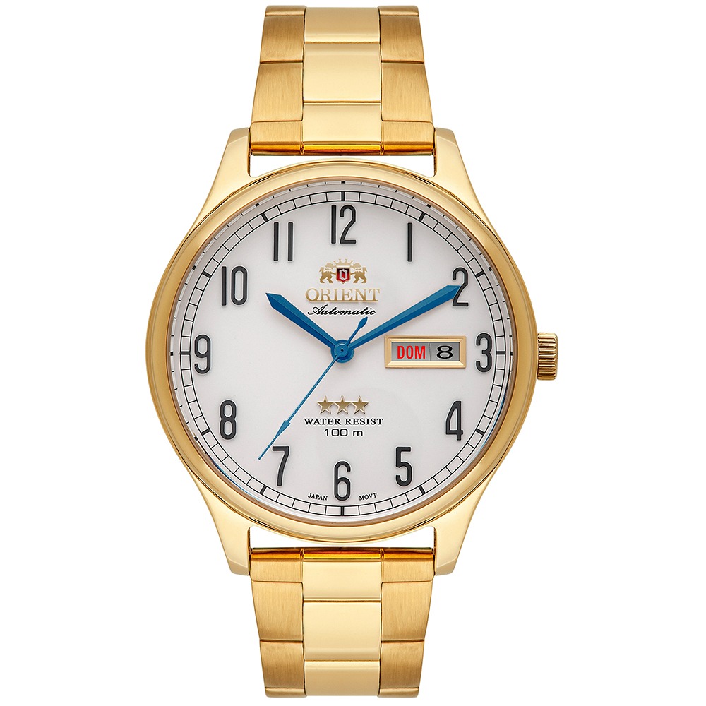 Relógio Orient Automático Masculino Dourado F49GG012