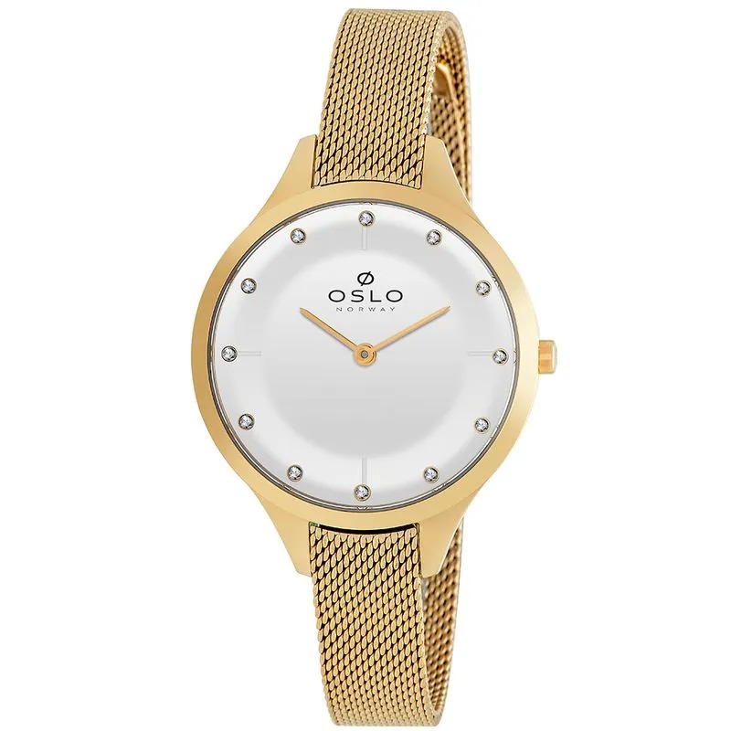 Relógio Oslo Feminino Slim Dourado OFGSSS9T0019 B1KX