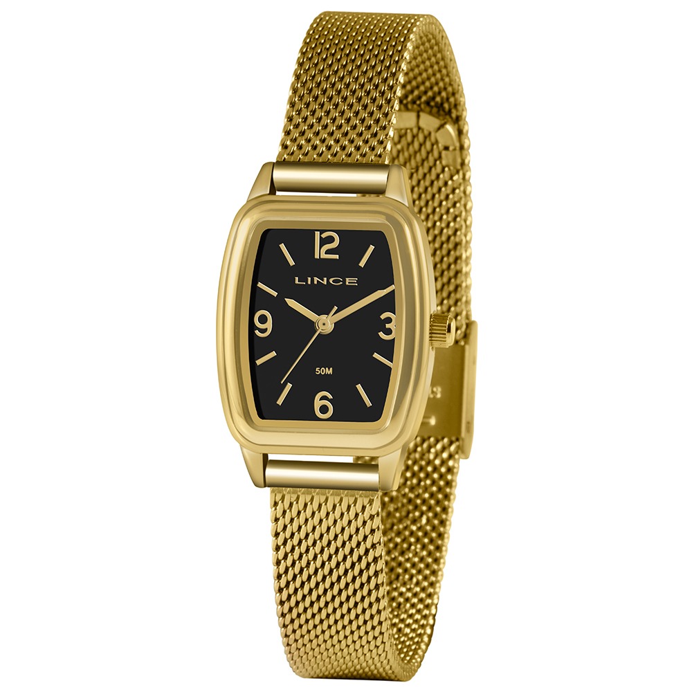 Relógio Lince Feminino Dourado LQG4675L-P2KX 