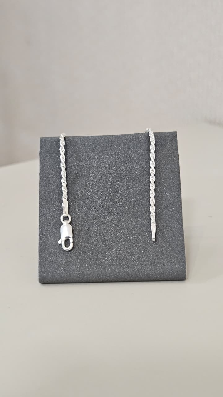 Pulseira em Prata Cordão Baiano
